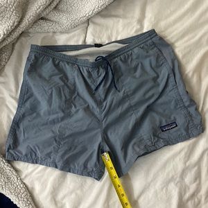 Patagonia Light Blue/Gray Baggies size sm